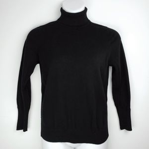 Lane Bryant Ribbed Black Turtleneck 14/16